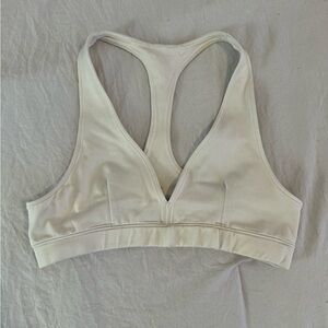MIKA YOGAWEAR cream sports bra